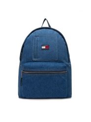Tommy Jeans Plecak Tjm Utility Denim Backpack AM0AM14052 Niebieski. Niebieskie plecaki męskie Tommy Jeans, bez wzorów, z denimu. Za 489.99 zł.