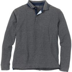 Shirt polo z długim rękawem Regular Fit bonprix antracytowy melanż. Koszulki męskie z długim rękawem marki bonprix. Za 37.99 zł.