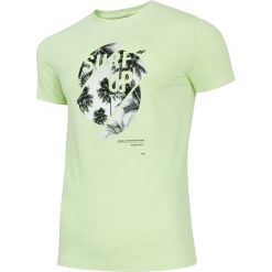 T-shirt męski TSM252 - jasny żółty. T-shirty męskie marki 4f. Za 59.99 zł.