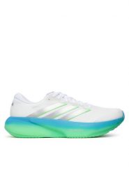Adidas Buty do biegania Supernova Rise 3 JP8680 Biały. Białe buty do biegania męskie ADIDAS, bez wzorów, z materiału, bez zapięcia, do biegania. Za 649.99 zł.