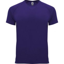 Męska Koszulka Sportowa Z Krótkim Rękawem Bahrain. Fioletowe t-shirty sportowe męskie ROLY, m, bez wzorów, sportowe, bez ramiączek. Za 25.99 zł.