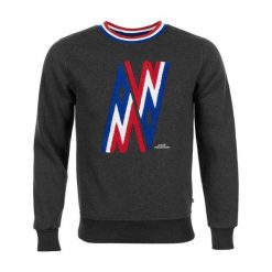 Bluza z dekoltem Peak Mountain Contamine. Szare bluzy nierozpinane męskie Peak Mountain, m, bez wzorów, sportowe, bez ramiączek, bez kaptura. W wyprzedaży za 170.00 zł.