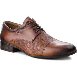 Półbuty LASOCKI FOR MEN - MI08-C240-286-01 Brown. Brązowe eleganckie półbuty męskie Lasocki For Men, z materiału, eleganckie. Za 179.99 zł.