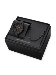 Armani Exchange Zegarek AX7162SET Czarny. Czarne, analogowe zegarki męskie Armani Exchange. Za 1,169.00 zł.