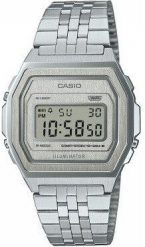 Zegarek męski Casio A1000A-7EF srebrny. Szare zegarki męskie Casio, srebrne. Za 599.00 zł.
