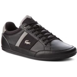Sneakersy LACOSTE - Chaymon 318 1 CAM 7-36CAM0008231 Blk/Gry. Buty sportowe na co dzień męskie marki Lacoste. W wyprzedaży za 359.00 zł.