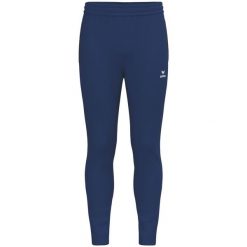 Spodnie treningowe Erima Liga Star w kolorze niebieskim. Niebieskie spodnie dresowe męskie Erima, bez wzorów, z materiału, retro. Za 248.99 zł.
