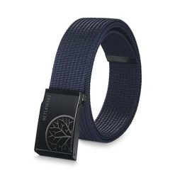 Pasek parciany BETLEWSKI PRC-21_CZ-3 XL granatowy. Niebieskie paski męskie Betlewski, bez wzorów, z materiału. Za 34.99 zł.