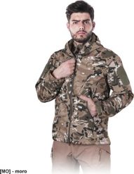Kurtka męska R.E.I.S. TG-MOSS - Kurtka ochronna Tactical Guard z materiału SOFTSHELL, tkana XL. Brązowe kurtki męskie R.E.I.S., m, bez wzorów, z softshellu, bez ramiączek, bez kaptura. Za 167.30 zł.