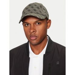 Czapka z daszkiem Guess. Szare czapki męskie Guess, z aplikacjami. Za 119.99 zł.