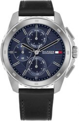 Męski Zegarek Tommy Hilfiger Walker 1710619 Klasyka Srebra i Granatu. Zegarki męskie Tommy Hilfiger. Za 543.99 zł.