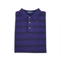 Second life - Krótki rękaw męskiego polo - Stan bardzo dobry. Fioletowe koszulki polo męskie Ralph Lauren, m, bez wzorów, sportowe, bez kołnierzyka, bez ramiączek. Za 114.17 zł.