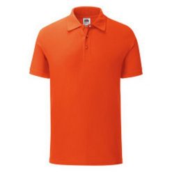 Koszulka Polo Męska Iconic. Brązowe koszulki polo męskie Fruit of the Loom, m, bez wzorów, bez kołnierzyka, bez ramiączek. Za 52.99 zł.