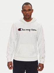 Champion Bluza 220726 Biały Slim Fit. Białe bluzy nierozpinane męskie CHAMPION, m, bez wzorów, z bawełny, bez ramiączek, bez kaptura. Za 249.00 zł.