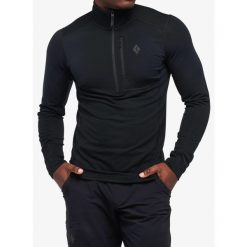 Bluza termoaktywna męska Black Diamond Coefficient LT Quarter Zip Pullover. Czarne bielizna termoaktywna męska Black Diamond, l, bez wzorów, bez ramiączek, narciarskie. Za 428.99 zł.