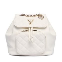 Plecak Guess. Białe plecaki męskie Guess, z aplikacjami. Za 259.99 zł.