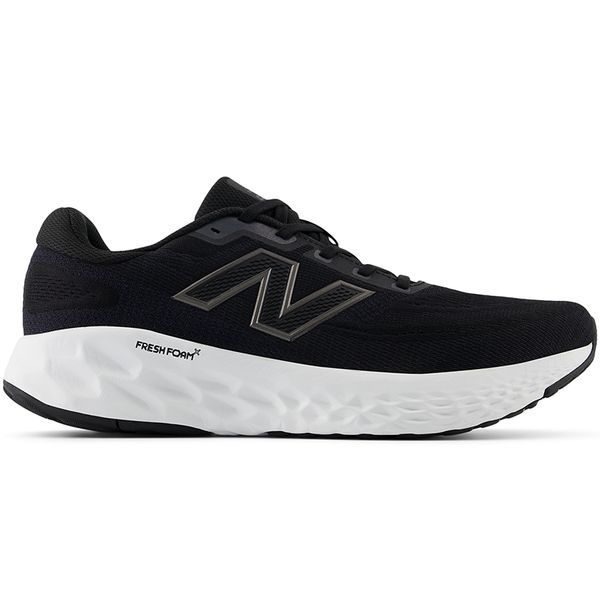 Buty męskie New Balance Fresh Foam Evoz v4 MEVOZLK4 – czarne. Czarne buty do biegania męskie New Balance, bez wzorów, z syntetyku, bez zapięcia, do biegania. Za 579.99 zł.