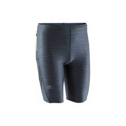 Legginsy krótkie RUN DRY+. Niebieskie legginsy męskie KALENJI, krótkie. Za 39.99 zł.