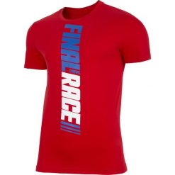 T-shirt męski TSM232 - czerwony. T-shirty męskie marki 4f. Za 29.99 zł.