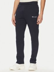 Champion Spodnie dresowe 220305 Granatowy Standard Fit. Niebieskie spodnie dresowe męskie CHAMPION, bez wzorów, z bawełny. Za 99.99 zł.