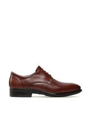 ECCO Półbuty Cityray 512734 01053 Brązowy. Brązowe eleganckie półbuty męskie ecco, ze skóry, wizytowe, bez obcasa, bez zapięcia. Za 539.99 zł.