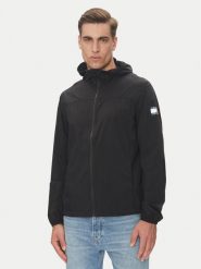 Tommy Jeans Kurtka przejściowa DM0DM21669 Czarny Regular Fit. Czarne kurtki męskie Tommy Jeans, m, bez wzorów, z jeansu, bez ramiączek, bez kaptura. Za 309.99 zł.