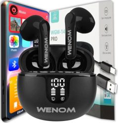 Słuchawki Wenom WGM 14 PRO czarne. Czarne słuchawki bluetooth Wenom. Za 89.00 zł.