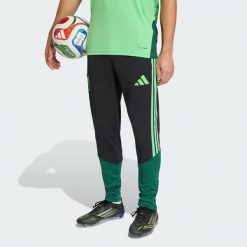 Spodnie treningowe Mexico 26 Tiro. Czarne długie spodnie sportowe męskie ADIDAS, bez wzorów, do piłki nożnej. Za 279.00 zł.