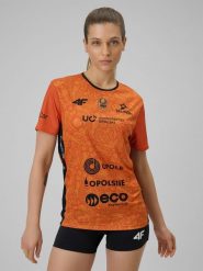 4F Koszulka meczowa replika domowa z sezonu 2025/26 uniseks 4F x Uni Opole - pomarańczowa XS. Brązowe t-shirty męskie 4f, m, bez wzorów, z dzianiny, bez kołnierzyka, bez ramiączek. Za 149.99 zł.