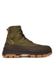Hunter Trapery HFRM0053251 Zielony. Zielone buty zimowe męskie Hunter, bez wzorów, z tworzywa sztucznego, bez obcasa, bez zapięcia. Za 649.99 zł.