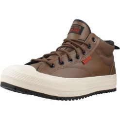 Buty CONVERSE CHUCK TAYLOR ALL STAR MALDEN STREET BOOT MID Brązowy. Brązowe buty trekkingowe męskie Converse, bez wzorów, z syntetyku, bez zapięcia. Za 404.66 zł.