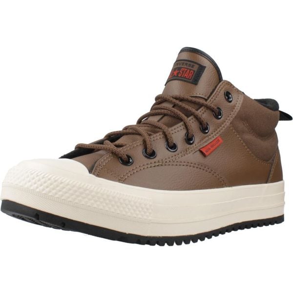 Buty CONVERSE CHUCK TAYLOR ALL STAR MALDEN STREET BOOT MID Brązowy. Brązowe buty trekkingowe męskie Converse, bez wzorów, z syntetyku, bez zapięcia. Za 404.66 zł.