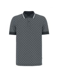JOOP! Polo 31646 Szary Stretch Fit. Szare koszulki polo męskie JOOP!, m, bez wzorów, bez kołnierzyka, bez ramiączek. Za 479.99 zł.