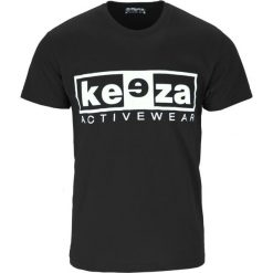 Koszulka sportowa męska KEEZA bawełniana. Czarne t-shirty sportowe męskie KEEZA, m, bez wzorów, z bawełny, sportowe, bez ramiączek. Za 26.00 zł.