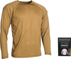 MFH Koszulka termoaktywna Level I US coyote III Gen M. Bielizna termoaktywna męska MFH, m, bez wzorów, bez ramiączek. Za 82.00 zł.