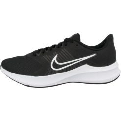 Buty do biegania męskie Nike Downshifter 11. Czarne buty do biegania męskie Nike, bez wzorów, z materiału, bez zapięcia, do biegania, nike downshifter. Za 486.00 zł.
