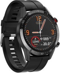 Smartwatch L13 czarny. Czarne zegarki smartwatch R2 Invest. Za 207.93 zł.