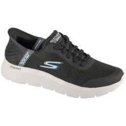Buty sportowe Sneakersy męskie, Slip-Ins: Go Walk Flex - Hands Up. Czarne buty sportowe na co dzień męskie Skechers, m, bez wzorów, sportowe, bez ramiączek, bez kaptura, trekkingowe. Za 299.99 zł.