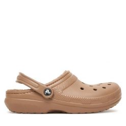 Klapki Crocs. Brązowe klapki i japonki męskie Crocs, bez wzorów. Za 219.99 zł.