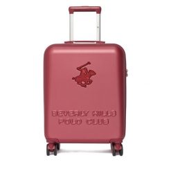 Walizka kabinowa Beverly Hills Polo Club. Czerwone walizki męskie Beverly Hills Polo Club, bez wzorów. Za 299.99 zł.