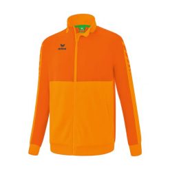 Kurtka robocza Erima Six Wings Pomarańczowa Junior. Brązowe kurtki męskie Erima, bez wzorów, z materiału, sportowe, bez ramiączek, bez kaptura. Za 272.99 zł.