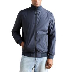 Kurtka ECOALF JAIME JACKET Niebieski. Niebieskie kurtki męskie Ecoalf, m, bez wzorów, z tkaniny, bez ramiączek, bez kaptura. Za 872.82 zł.