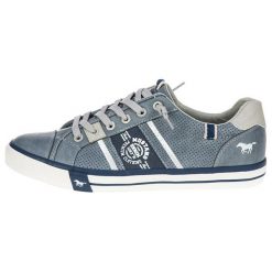 Mustang Męskie trampki 4072308-875 Sky (rozmiar 44). Trampki męskie Mustang, bez wzorów, bez zapięcia. W wyprzedaży za 177.00 zł.