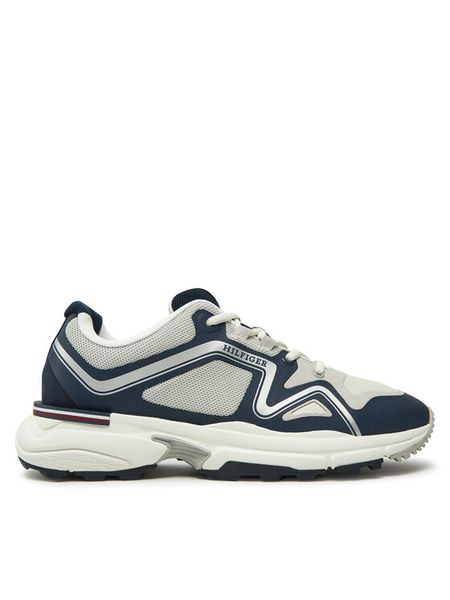 Tommy Hilfiger Sneakersy FM0FM05344 Biały. Białe buty sportowe na co dzień męskie Tommy Hilfiger, m, bez wzorów, z materiału, bez ramiączek, bez kaptura. Za 449.99 zł.