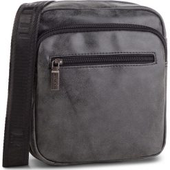Saszetka LANETTI - RM0011 Black. Szare saszetki męskie marki Lanetti, ze skóry ekologicznej. Za 109.99 zł.