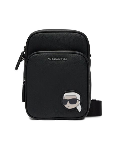 KARL LAGERFELD Saszetka 240M3123 Czarny. Czarne saszetki męskie KARL LAGERFELD, bez wzorów, ze skóry. Za 619.99 zł.