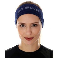 Opaska termoaktywna unisex Brubeck 3D PRO. Niebieskie bielizna termoaktywna męska Brubeck, bez wzorów, z elastanu, bez ramiączek, do biegania. Za 44.99 zł.
