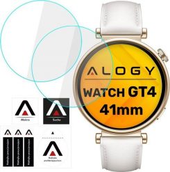 Alogy 2x Szkło Hartowane do Huawei Watch GT 4 GT4 41mm ochronne na smartwatch Alogy Screen Protector Watch+. Brązowe zegarki smartwatch Alogy. Za 24.73 zł.