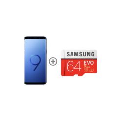 Smartfon SAMSUNG Galaxy S9 Coral Blue + karta pamięci microSDXC 64GB + adapter. Smartfony marki SAMSUNG. Za 2,999.00 zł.