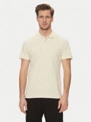 Blend Polo 20718261 Beżowy Regular Fit. Brązowe koszulki polo męskie Blend, m, bez wzorów, z bawełny, bez kołnierzyka, bez ramiączek. Za 99.99 zł.